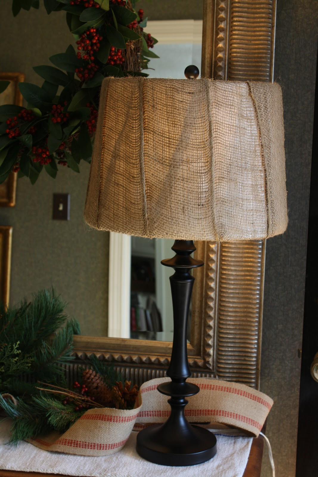 Best ideas about DIY Lamp Shade
. Save or Pin Coastal Charm DIY Lampshade and Christmas Vignette Now.