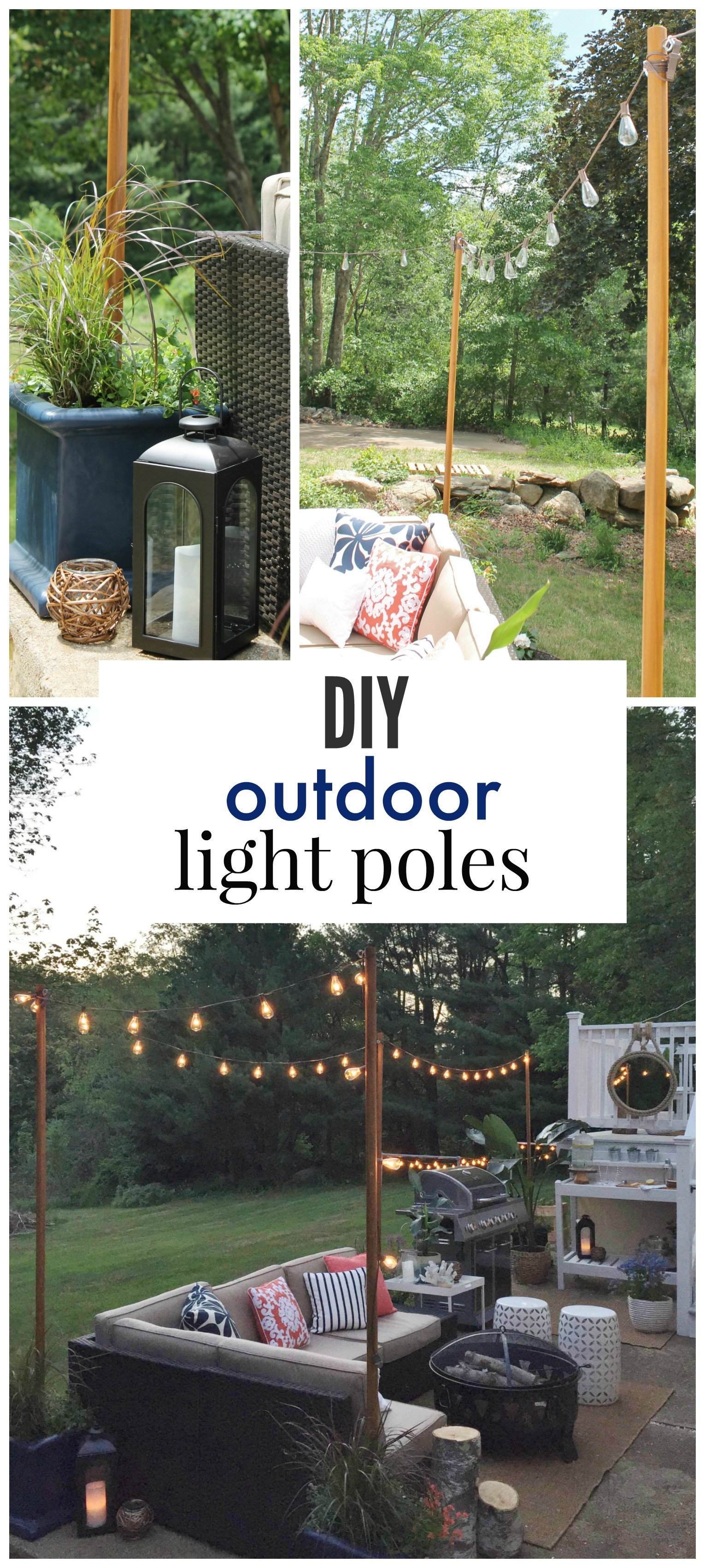 Best ideas about DIY Landscape Lighting
. Save or Pin DIY Outdoor Light Poles City Farmhouse Now.