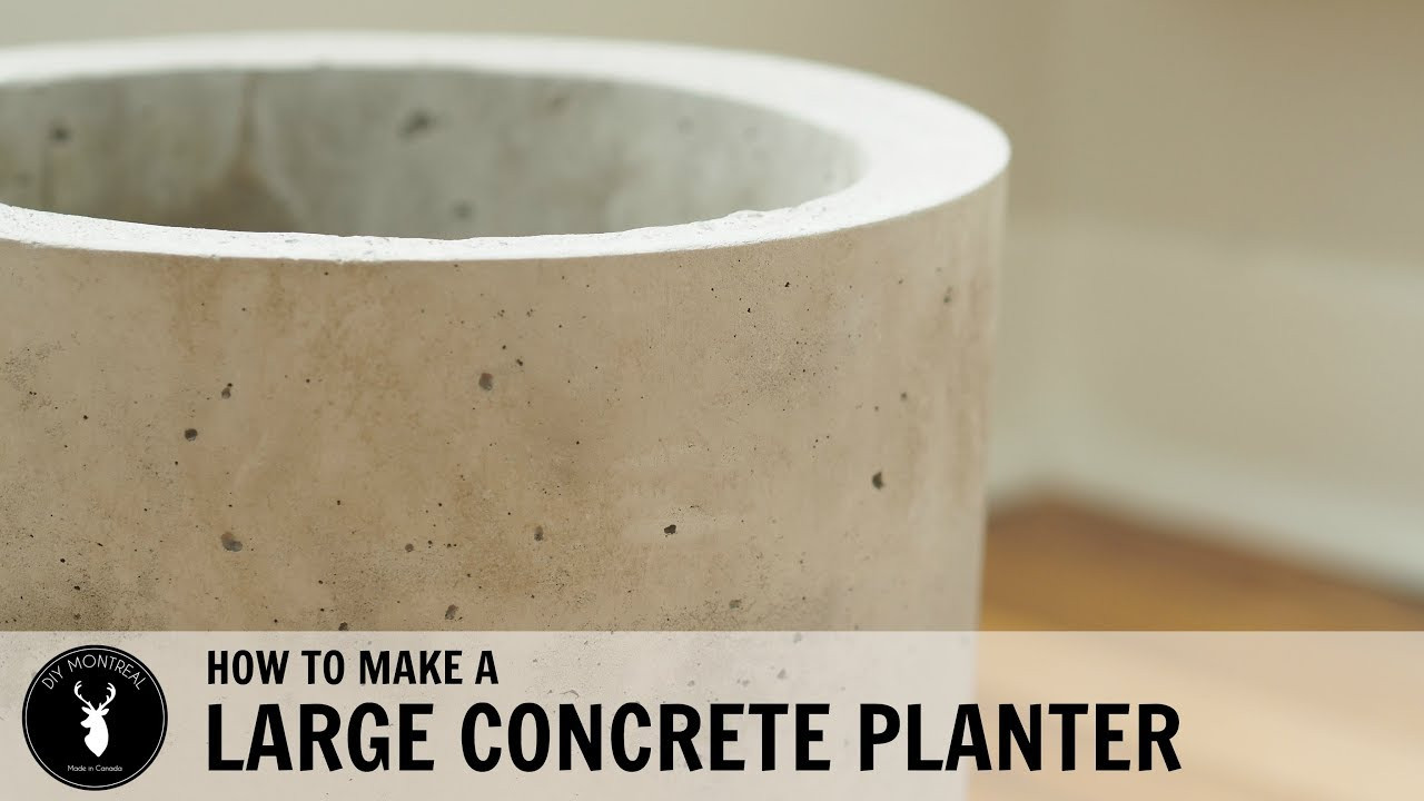 Best ideas about DIY Large Concrete Planters
. Save or Pin How to Make a Concrete Planter Now.