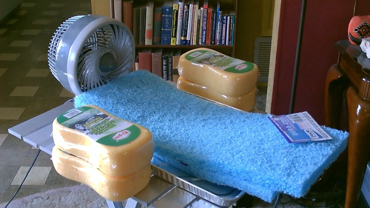 Best ideas about DIY Large Evaporative Cooler
. Save or Pin Homemade "Sponge" Humidifier Air Cooler DIY Fan Forced Now.
