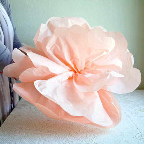 Best ideas about DIY Large Paper Flowers
. Save or Pin diy project giant paper flowers from ruche – Design Sponge Now.