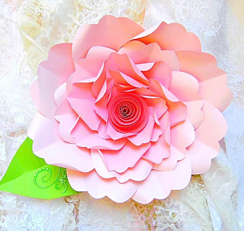 Best ideas about DIY Large Paper Flowers
. Save or Pin DIY Paper Flower Tutorial with templates & Rosette Now.