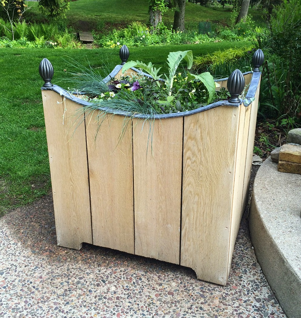 Best ideas about DIY Large Planters
. Save or Pin DIY WOODEN PLANTER WITH LEAD TRIM Now.