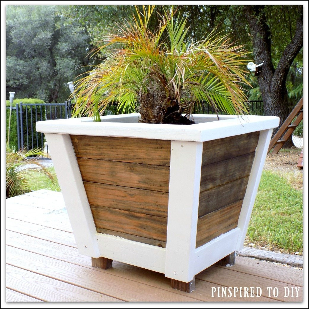 Best ideas about DIY Large Planters
. Save or Pin DIY Farmhouse Planter Now.