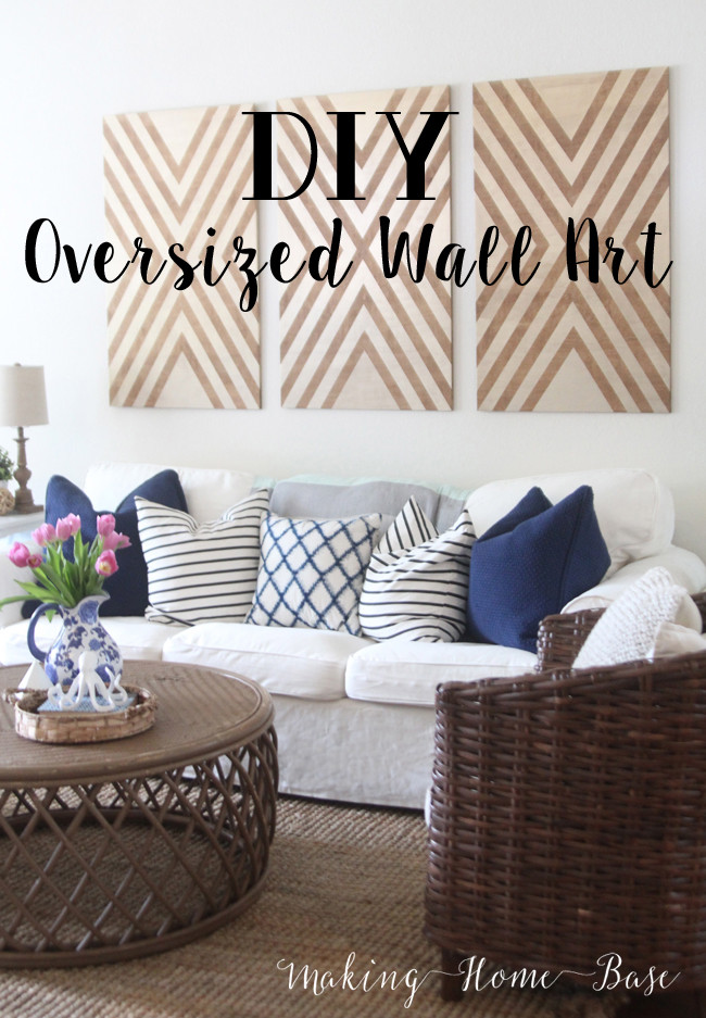 Best ideas about DIY Large Wall Art
. Save or Pin DIY Oversized Wall Art Now.