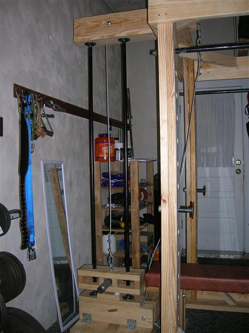 Best ideas about DIY Lat Pulldown
. Save or Pin Homemade Power Rack and Lat Tower Now.