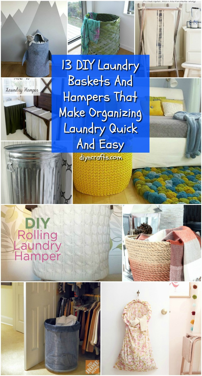 Best ideas about DIY Laundry Hampers
. Save or Pin 13 DIY Laundry Baskets And Hampers That Make Organizing Now.