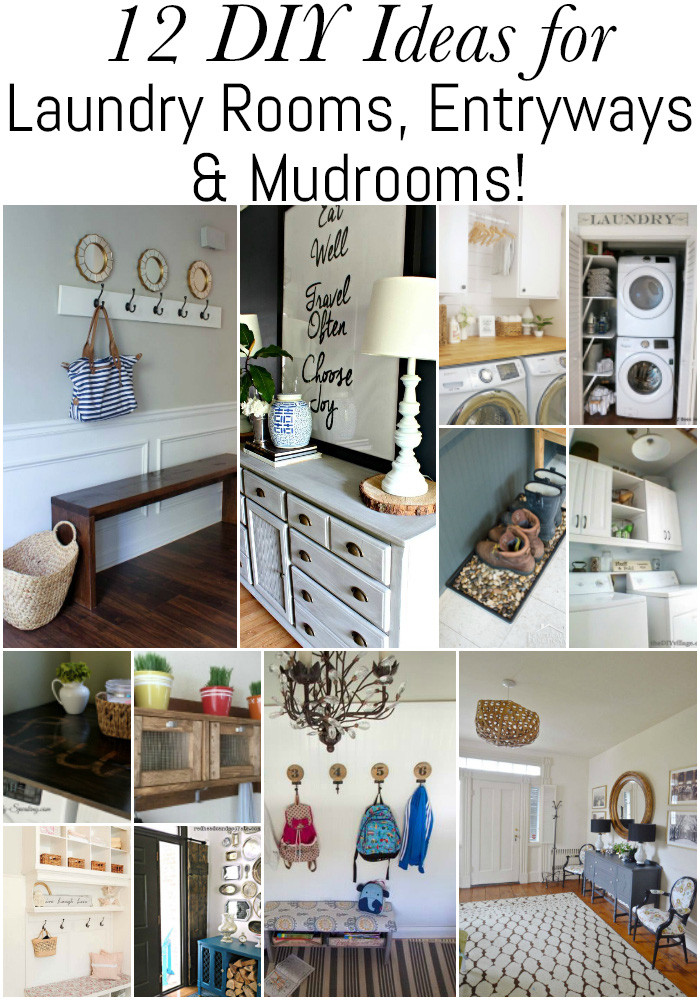 Best ideas about DIY Laundry Room Ideas
. Save or Pin 12 DIY Ideas for Laundry Rooms Entryways & Mudrooms Now.