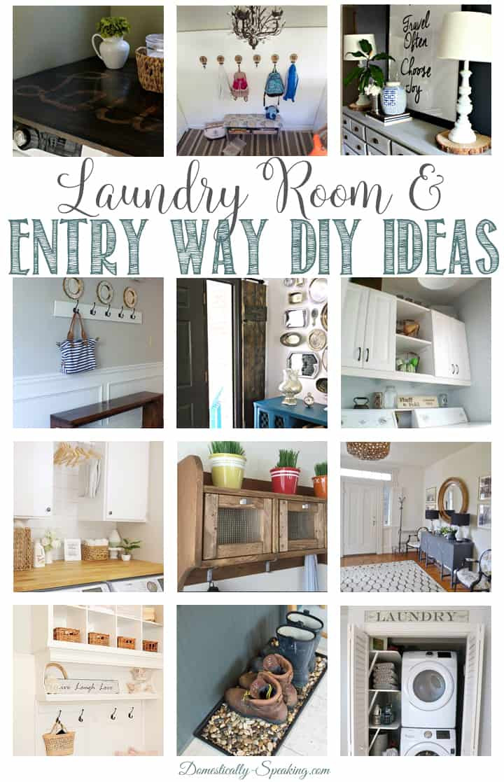 Best ideas about DIY Laundry Room Ideas
. Save or Pin Laundry Room and Entry Way DIY Ideas Domestically Speaking Now.