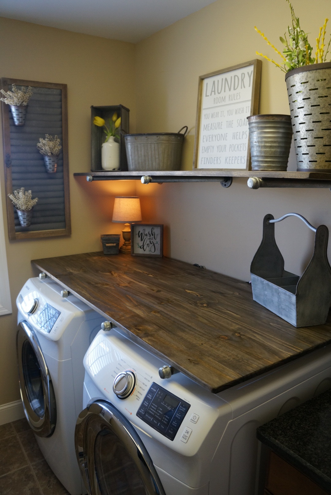 Best ideas about DIY Laundry Room Ideas
. Save or Pin Laundry Room Makevover for under $250 With DIY Rustic Now.