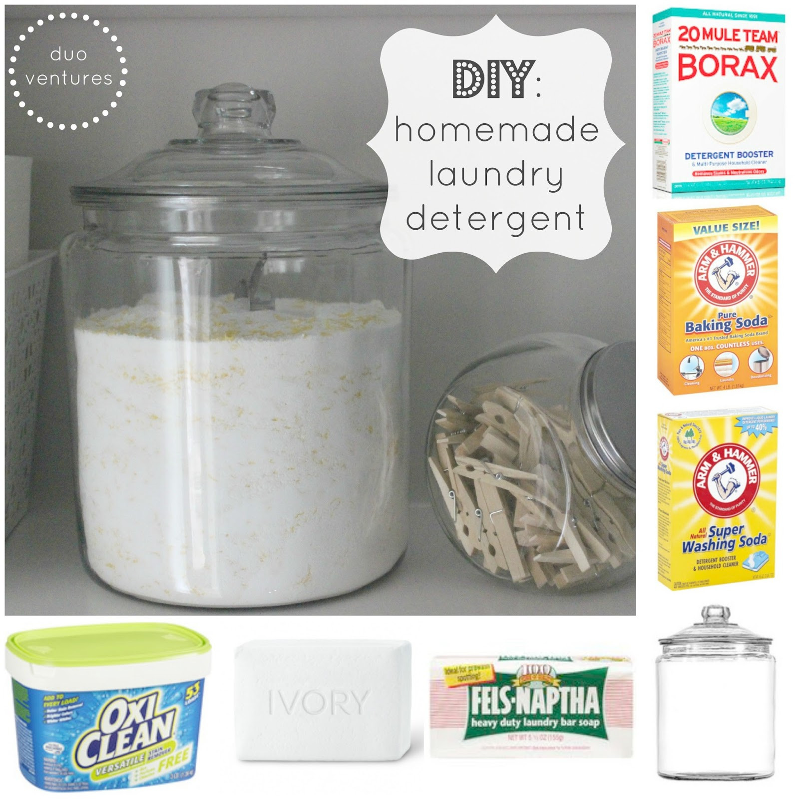 Best ideas about DIY Laundry Soap
. Save or Pin Duo Ventures DIY Homemade Laundry Detergent Now.