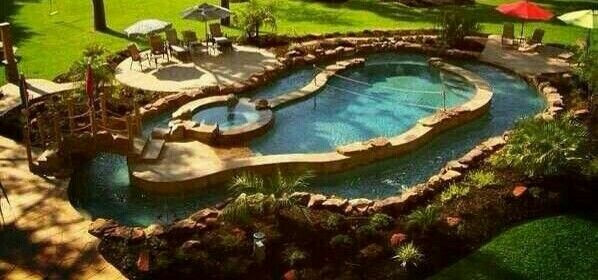 Best ideas about DIY Lazy River
. Save or Pin Pool Lazy River Hot Tub diy inspiration Fun Now.