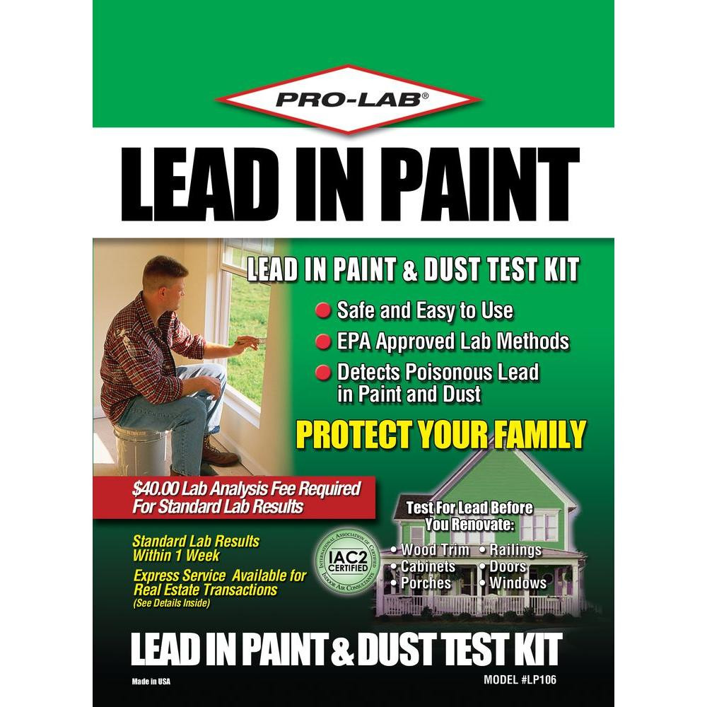 Best ideas about DIY Lead Paint Test
. Save or Pin PRO LAB Lead Paint and Dust Test Kit LP106 The Home Depot Now.