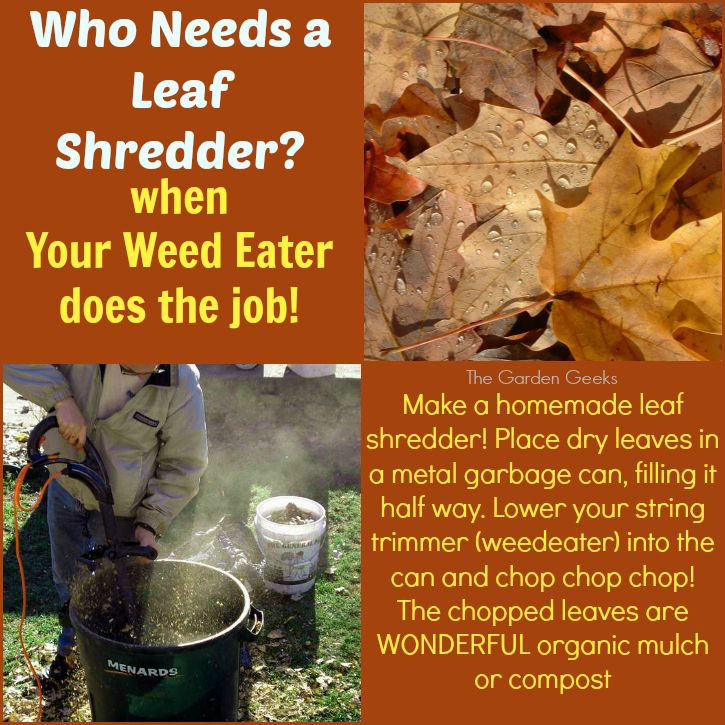 Best ideas about DIY Leaf Shredder
. Save or Pin Homemade Leaf Shredder Now.