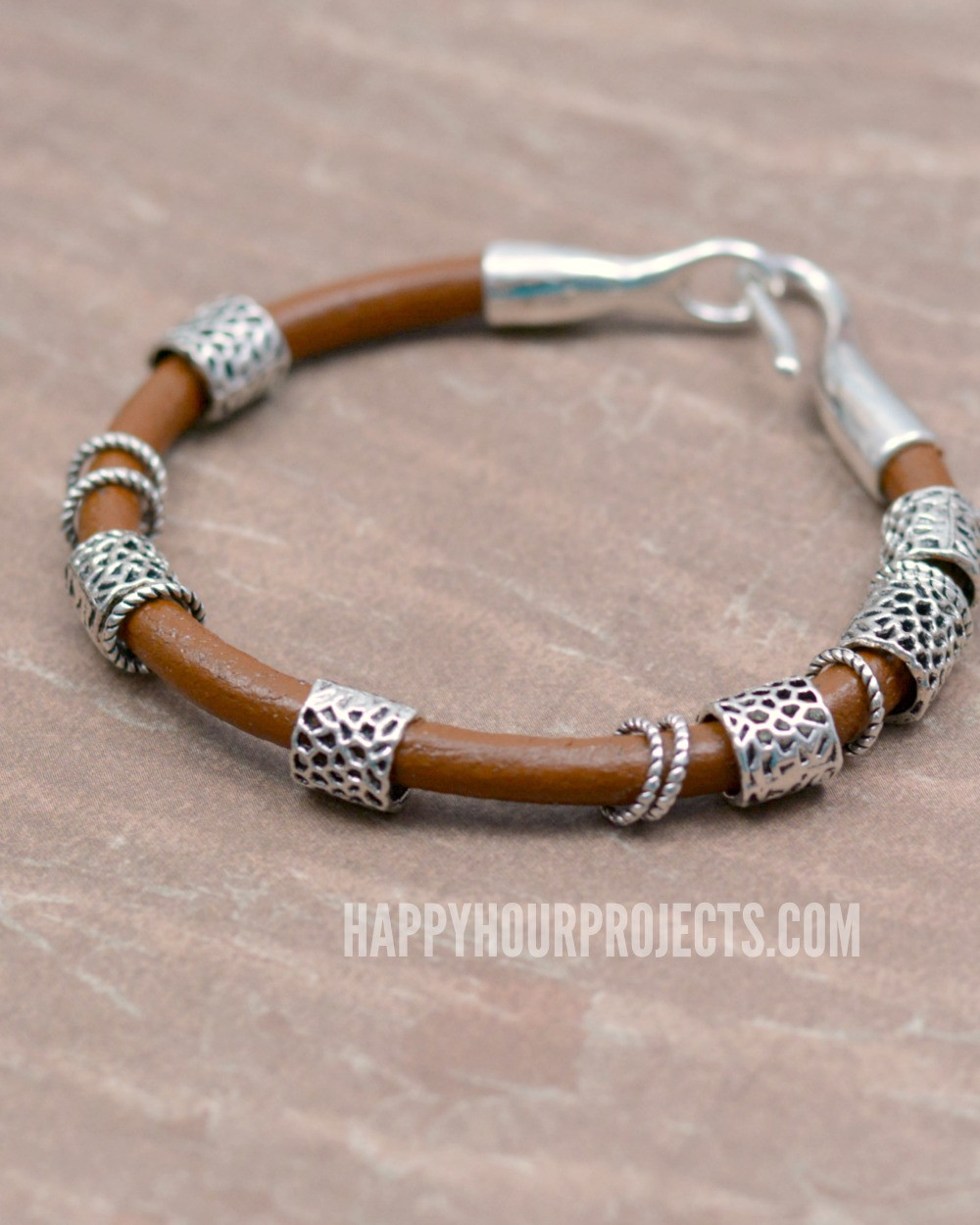 Best ideas about DIY Leather Bracelet
. Save or Pin Boho Bangle Now.