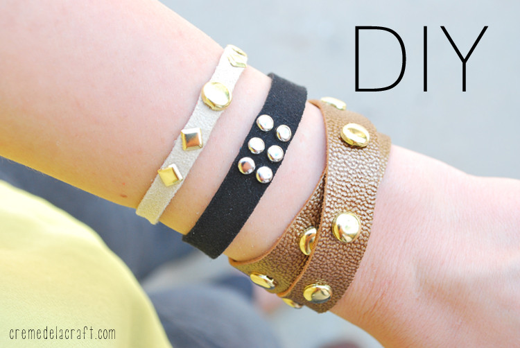 Best ideas about DIY Leather Bracelet
. Save or Pin DIY Leather Studded Wrap Bracelet Now.