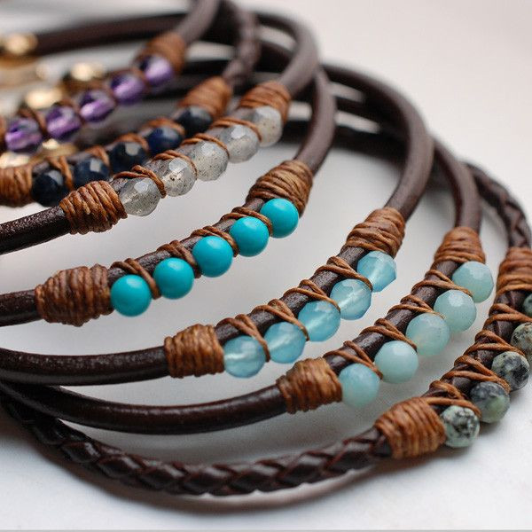 Best ideas about DIY Leather Bracelet
. Save or Pin Wallin & Buerkle Beads I Love Pinterest Now.