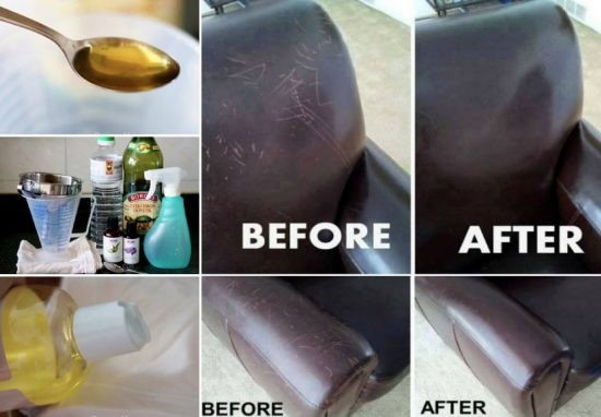 Best ideas about DIY Leather Cleaner
. Save or Pin DIY Leather Treatment Will Fix Scratches Now.