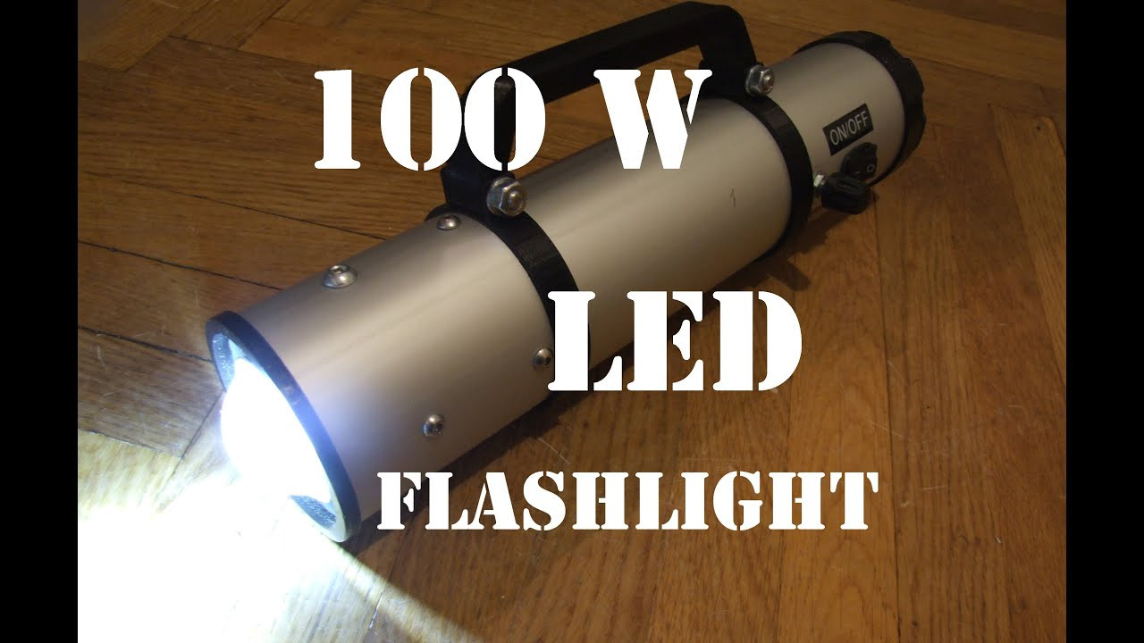 Best ideas about DIY Led Flashlight
. Save or Pin DIY 100W LED Flashlight Now.