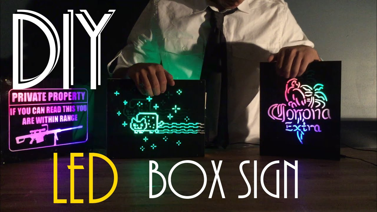 Best ideas about DIY Led Sign
. Save or Pin DIY led box sign Now.