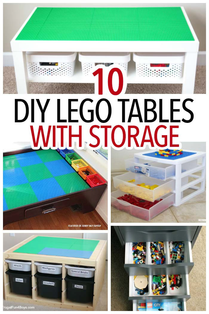 Best ideas about DIY Lego Storage
. Save or Pin How to Make a LEGO Table with Storage 10 Easy Solutions Now.