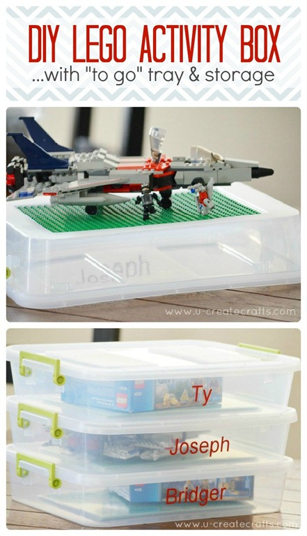 Best ideas about DIY Lego Storage
. Save or Pin DIY Lego Activity Storage Box U Create Now.