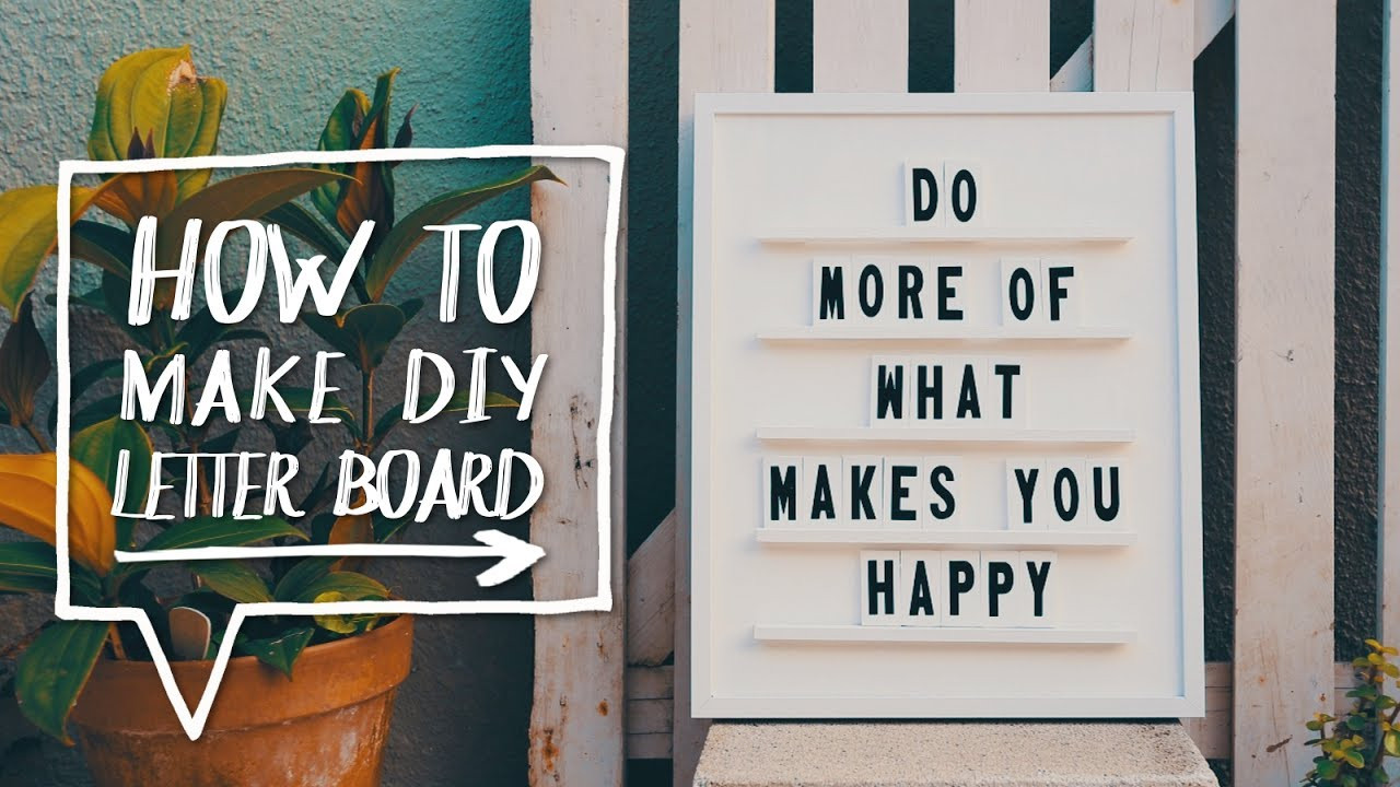 Best ideas about DIY Letter Board
. Save or Pin DIY LETTER BOARD Now.