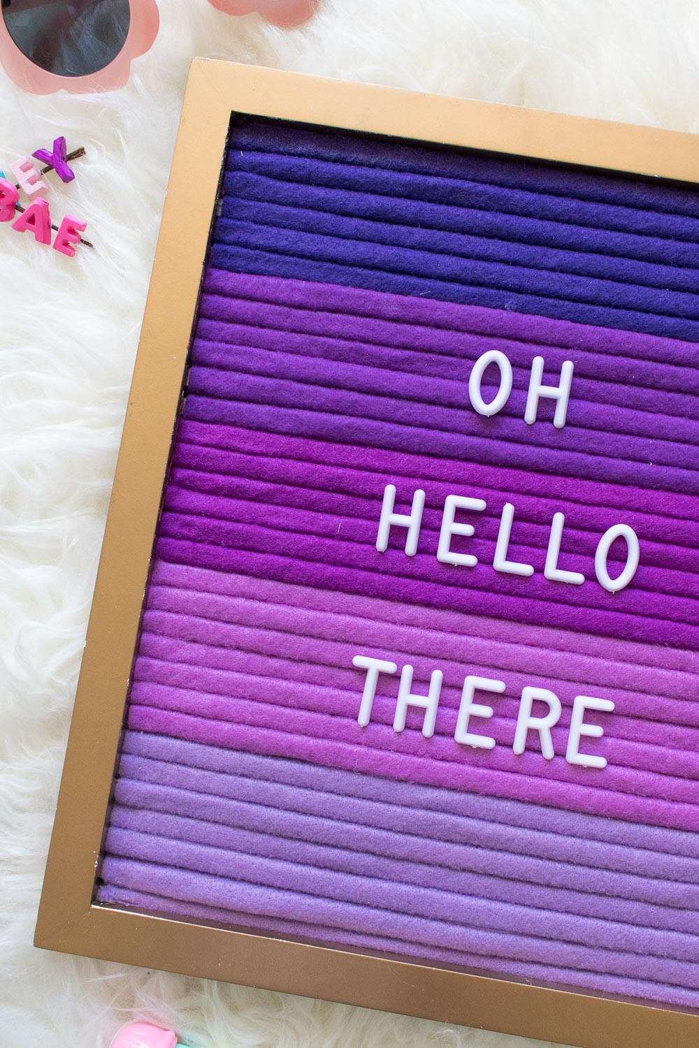 Best ideas about DIY Letter Board
. Save or Pin DIY Ombre Letterboard Now.