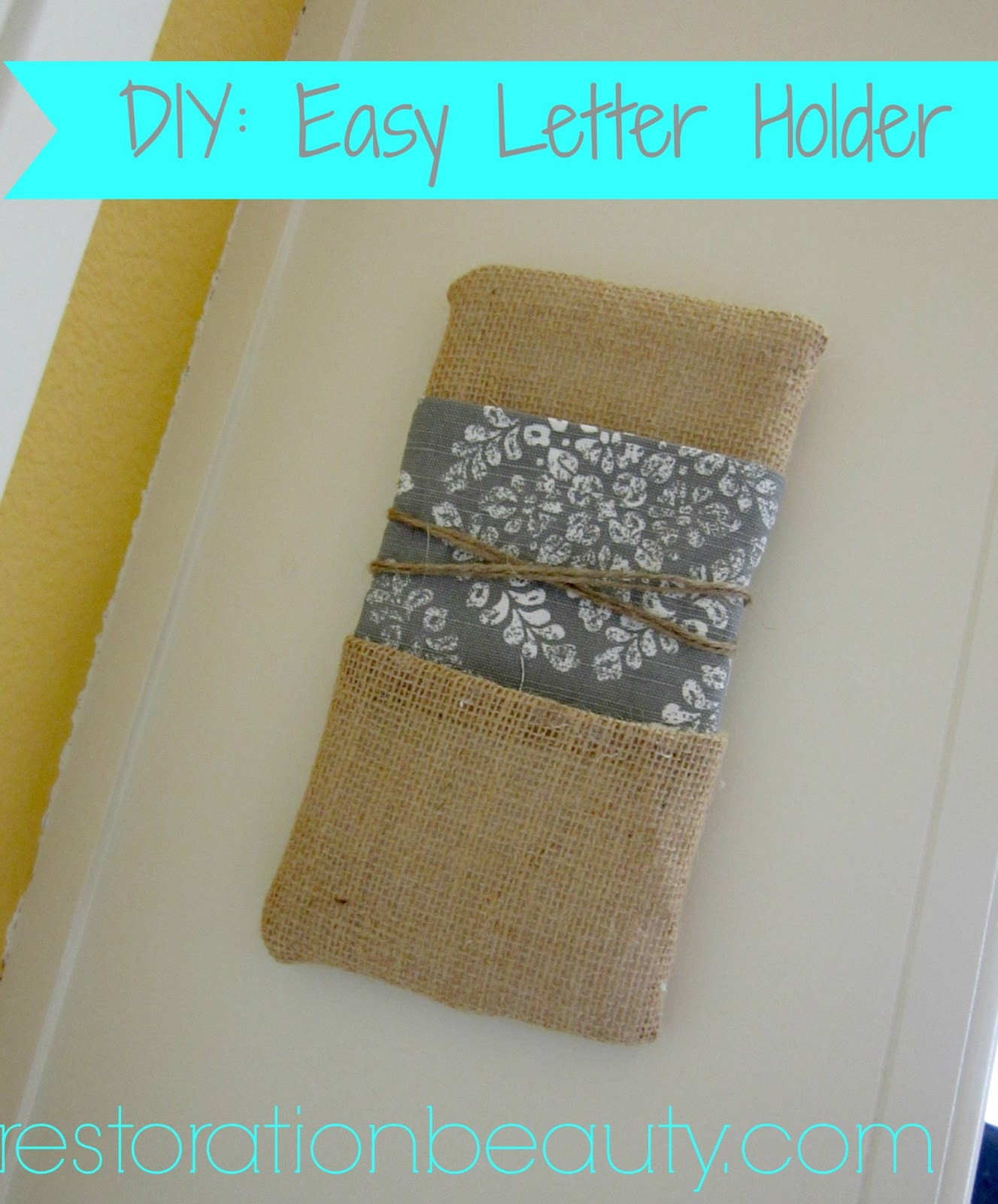 Best ideas about DIY Letter Organizer
. Save or Pin Restoration Beauty Easy DIY Letter Holder Now.