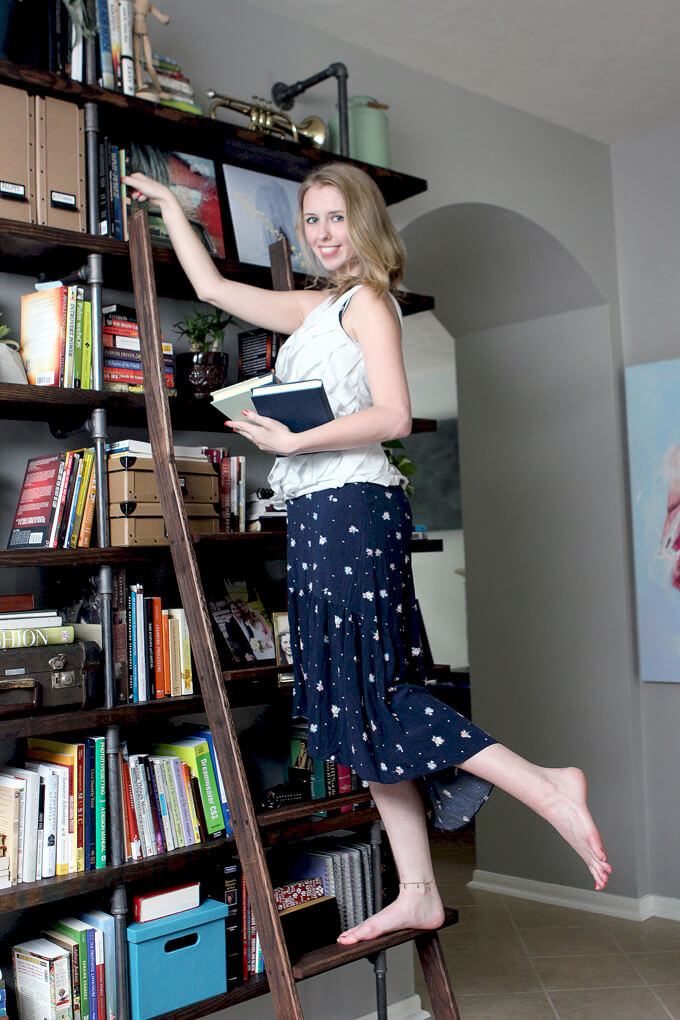 Best ideas about DIY Library Ladder
. Save or Pin DIY Ladder for the Library Now.