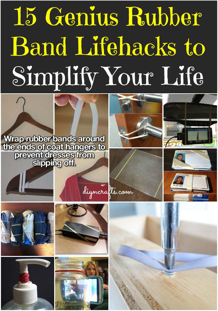 Best ideas about DIY Life Hacks
. Save or Pin 15 Genius Rubber Band Lifehacks to Simplify Your Life Now.