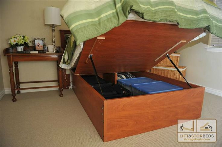 Best ideas about DIY Lift Storage Bed
. Save or Pin DIY Lift Storage Beds with my small house I need all the Now.