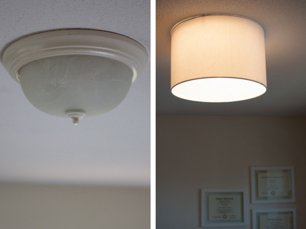 Best ideas about DIY Light Cover
. Save or Pin Round Up 6 Ways to Cover Ugly Ceiling Light Fixtures Now.