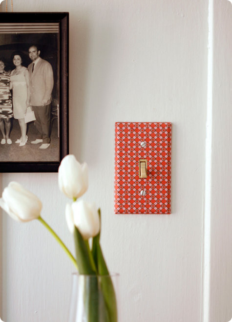 Best ideas about DIY Light Switch Covers
. Save or Pin DIY Wallpapered Light Switch Cover – Design Sponge Now.