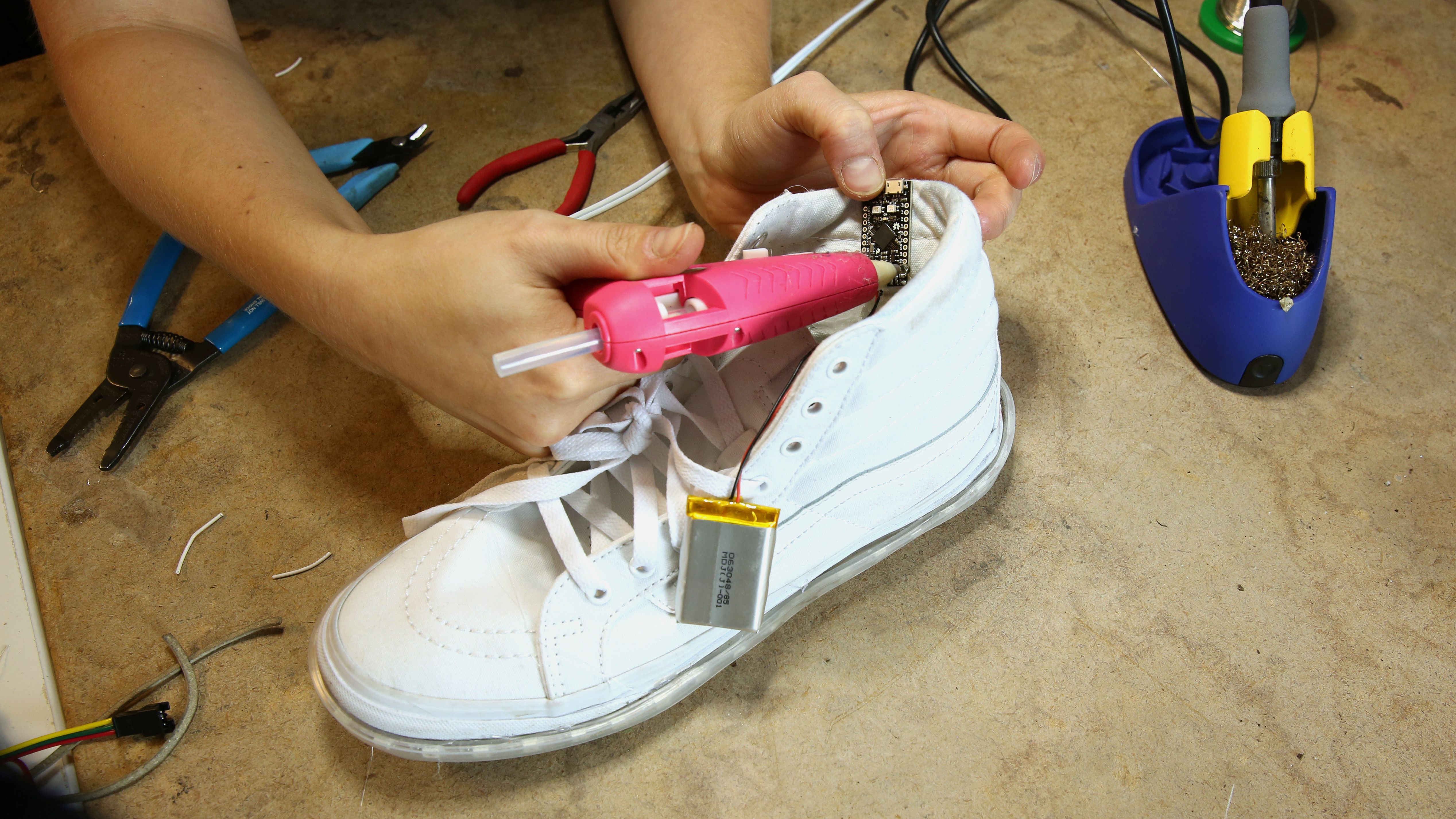 Best ideas about DIY Light Up Shoes
. Save or Pin DIY Light Up Shoes learn sparkfun Now.