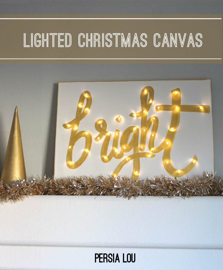 Best ideas about DIY Lighted Canvas
. Save or Pin DIY Lighted Canvas for Christmas Now.