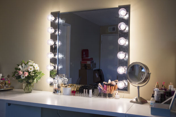 Best ideas about DIY Lighted Mirror
. Save or Pin Glam DIY Lighted Vanity Mirrors Now.