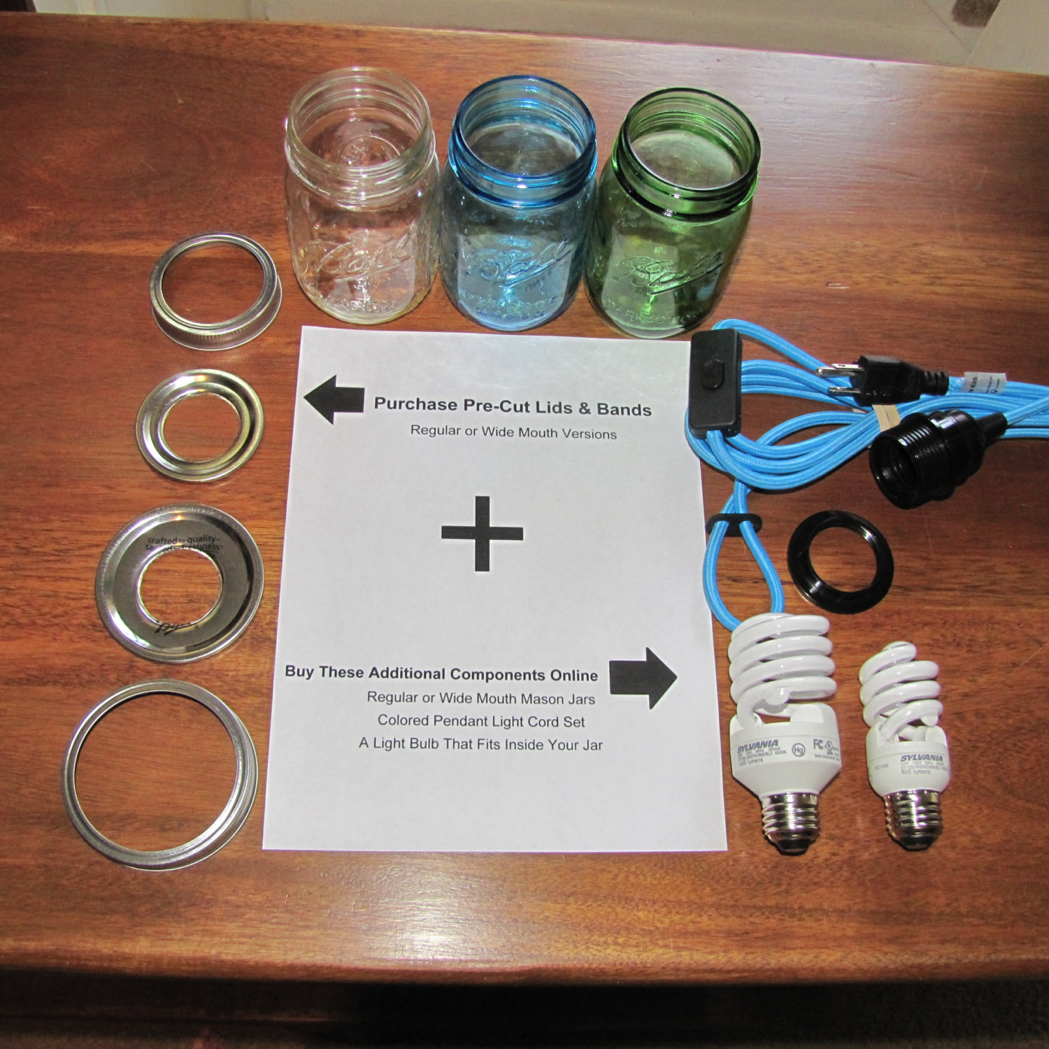 Best ideas about DIY Lighting Kits
. Save or Pin DIY Mason Jar Hanging Chandelier Pendant Swag Light Kit LIDS Now.