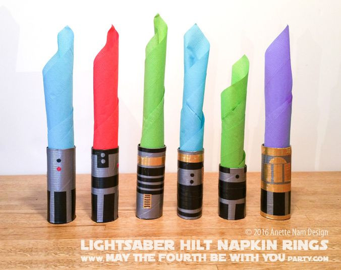 Best ideas about DIY Lightsaber Hilts
. Save or Pin DIY Star Wars Lightsaber Hilt Napkin Rings with Napkin Now.