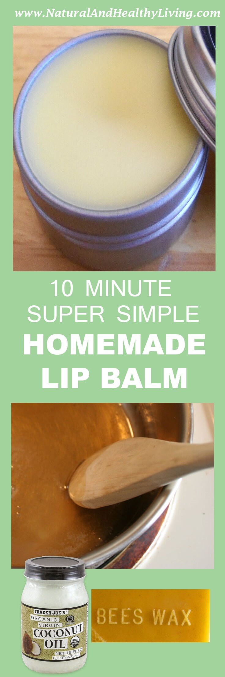 Best ideas about DIY Lip Balm Recipe
. Save or Pin Top 10 Homemade Lip Balm Recipes Natural and Healthy Living Now.