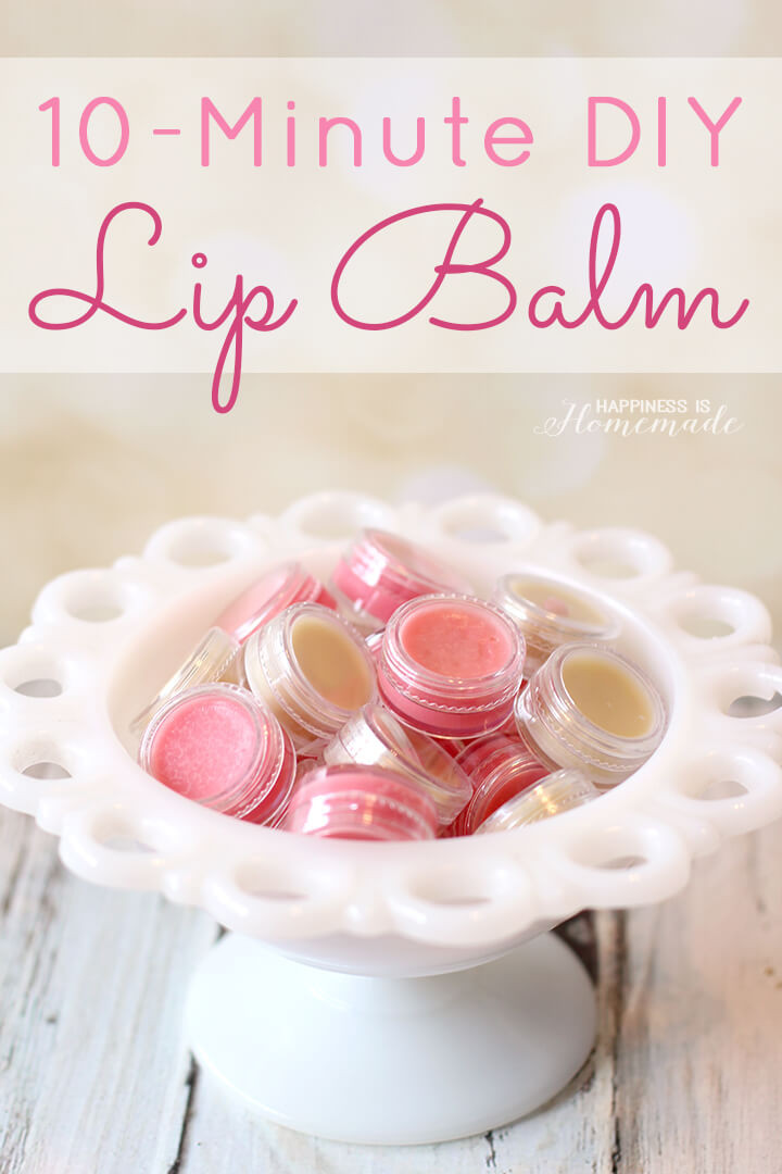 Best ideas about DIY Lip Gloss
. Save or Pin 10 Minute DIY Lip Balm Happiness is Homemade Now.