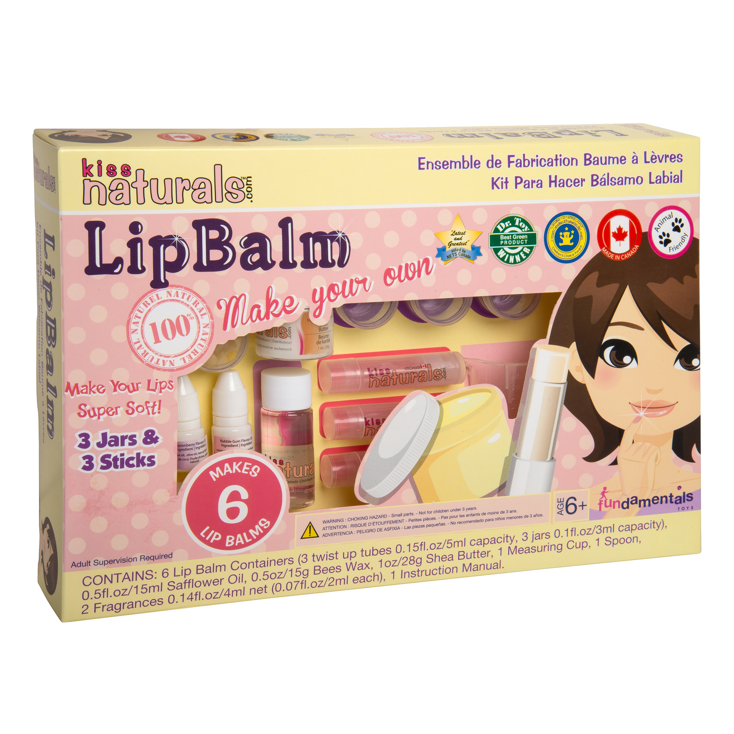 Best ideas about DIY Lip Gloss Kits
. Save or Pin FUNDAMENTAL TOYS Kiss Naturals DIY Lip Balm Making Kit Now.