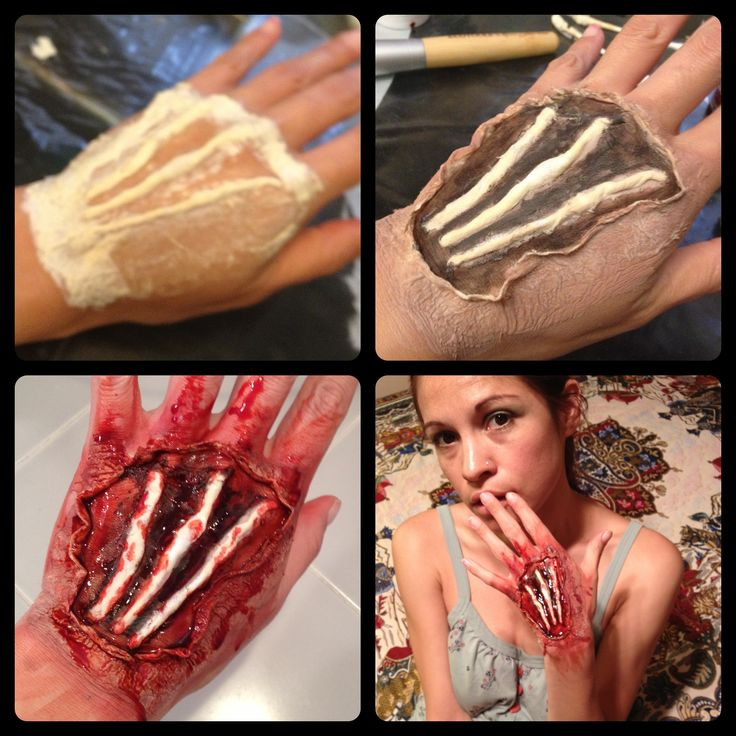 Best ideas about DIY Liquid Latex
. Save or Pin DIY Exposed Bloody Tendons Special FX Wound on hand Now.