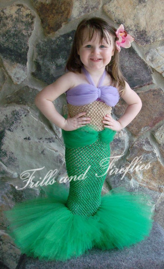 Best ideas about DIY Little Mermaid Costume
. Save or Pin Items similar to Little Mermaid Tutu Costume Set w Flower Now.