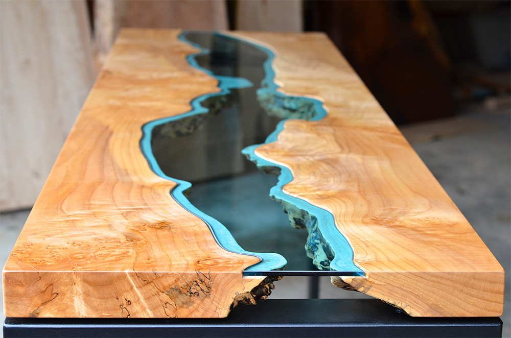Best ideas about DIY Live Edge River Table
. Save or Pin Table Topography Wood Furniture Embedded with Glass Now.