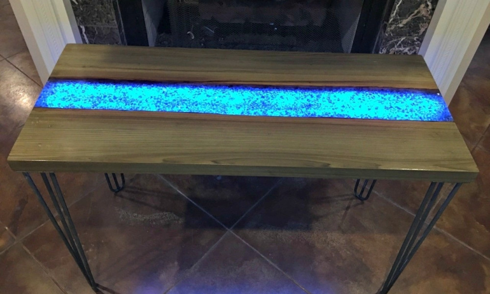 Best ideas about DIY Live Edge River Table
. Save or Pin This Live Edge River Table Glows in the Dark Adding Life Now.