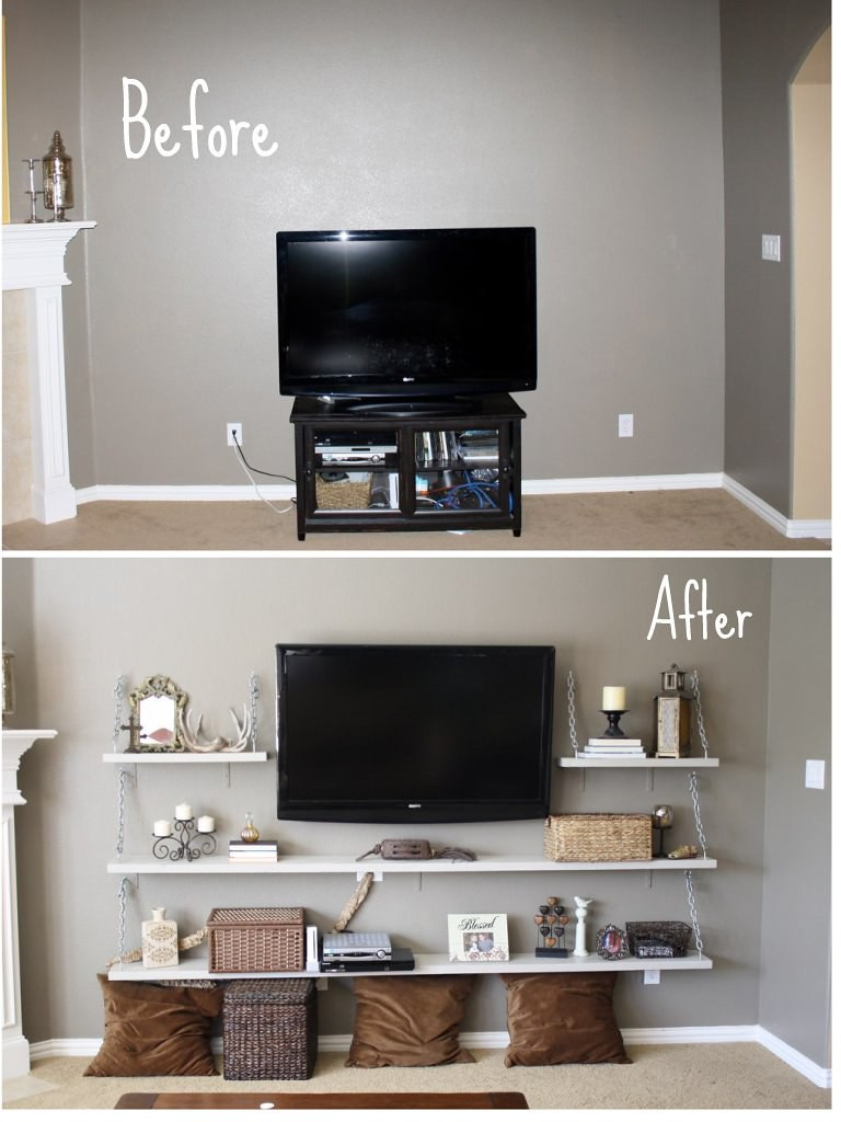 Best ideas about DIY Living Rooms
. Save or Pin Life Thru a Linds DIY Living Room Media Shelves Now.