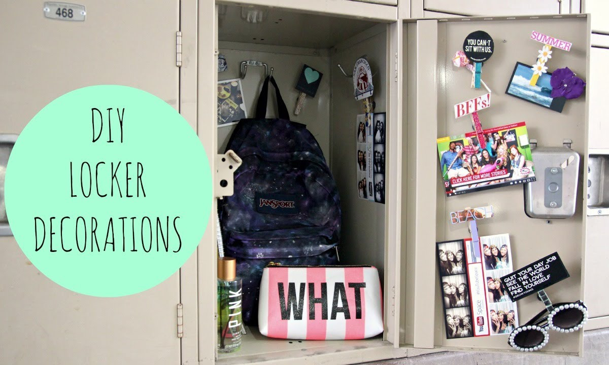 Best ideas about DIY Locker Decorations
. Save or Pin DIY Locker Decorations For Back To School Now.