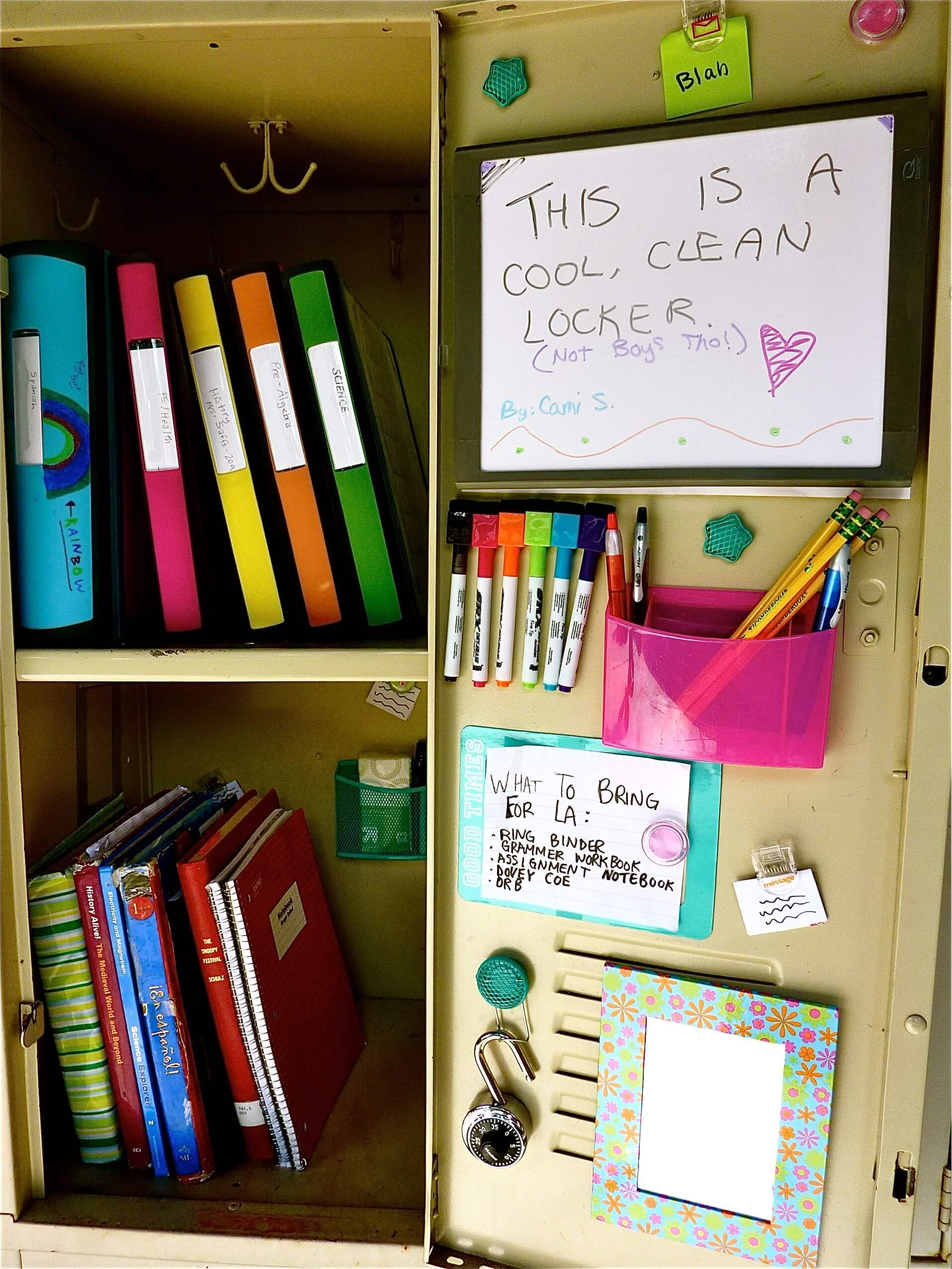 Best ideas about DIY Locker Decorations
. Save or Pin 25 DIY Locker Decor Ideas for More Cooler Look Now.