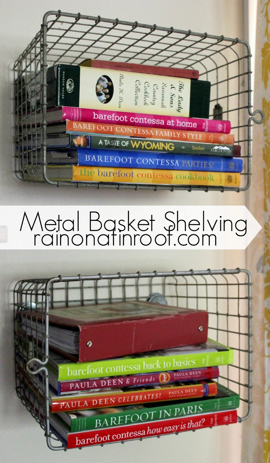 Best ideas about DIY Locker Shelf
. Save or Pin DIY Metal Basket Shelving With Old Locker Baskets Now.